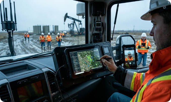 Surviving the Elements: How Rugged Tablets Empower Real-Time Field Data Collection and Asset Inspection in Energy Industries(图1)
