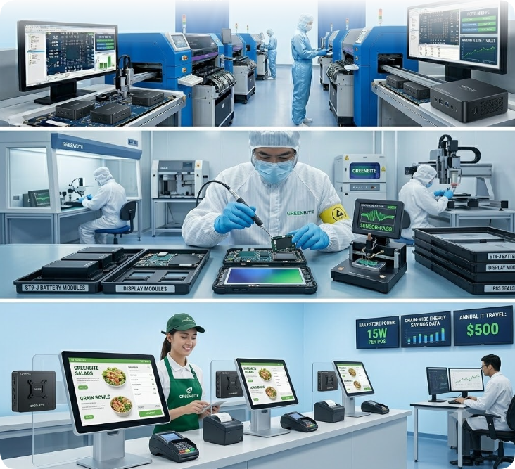 How GreenBite Cut Costs and Counter Clutter: A Restaurant POS Digital Transformation Case Study with Hotus Mini PC and Rugged Tablet(图1) How GreenBite Cut Costs and Counter Clutter: A Restaurant POS Digital Transformation Case Study with Hotus Mini PC and Rugged Tablet(图1)