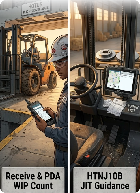 How PrecisionDrive Automotive Achieved 18 Months of Zero Line Stops with Hotus RFID Industrial PDA and Rugged Tablet for JIT Parts Tracking(图2) How PrecisionDrive Automotive Achieved 18 Months of Zero Line Stops with Hotus RFID Industrial PDA and Rugged Tablet for JIT Parts Tracking(图2)
