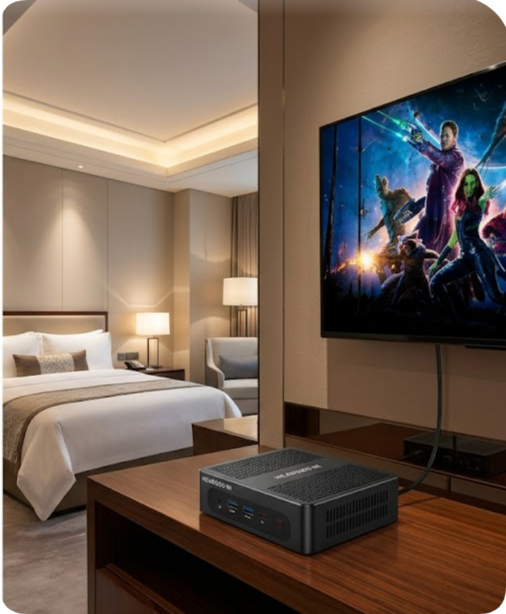 Real-World Case Study: How Hotels Modernize Front Desk and Guest Room Operations with Hotus Mini PCs(图2)