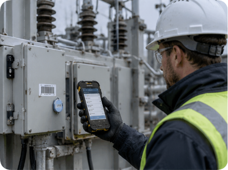 PDA warehouse management case study Regulatory Compliance Drives Adoption of RFID Industrial PDA D802 in Field Inspection(图3)