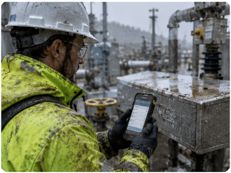 T80 handheld PDA series Regulatory Compliance Drives Adoption of RFID Industrial PDA D802 in Field Inspection(图2)
