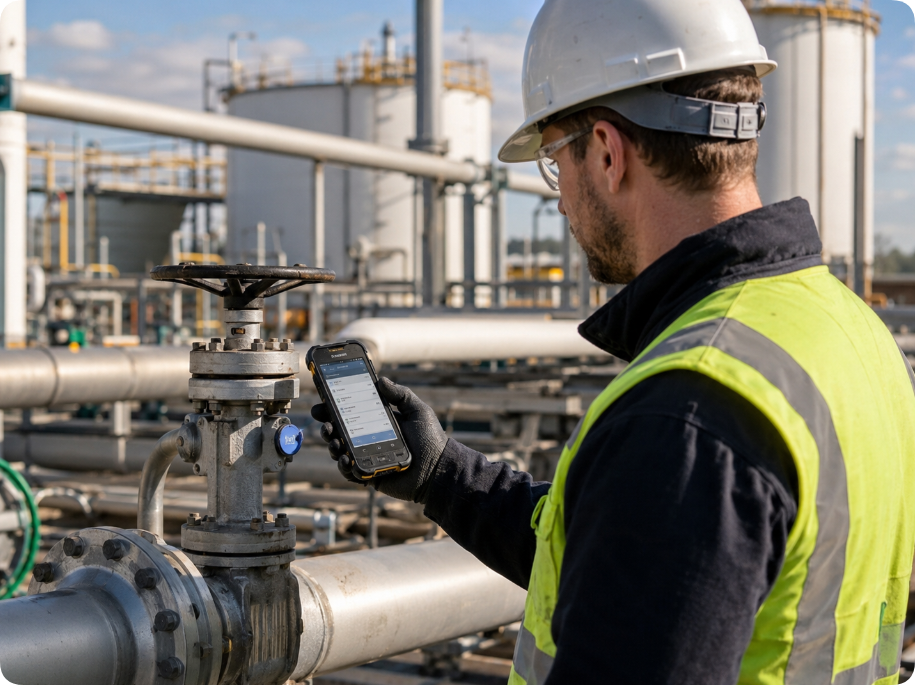 Barcode & RFID Industrial PDA solutions Regulatory Compliance Drives Adoption of RFID Industrial PDA D802 in Field Inspection(图1)