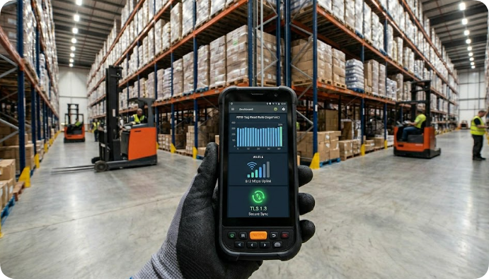 K401 Handheld PDA Performance Test: Android 13 Rugged Device Benchmark Guide(图3) K401 Handheld PDA Performance Test: Android 13 Rugged Device Benchmark Guide(图3)