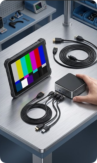 ST11-J 10.1" Windows Rugged Industrial Tablet 10.1" Windows Rugged Industrial Tablet vs. Palm-sized miniPC: Choosing the Right Edge Device for Digital Signage Success(图2)