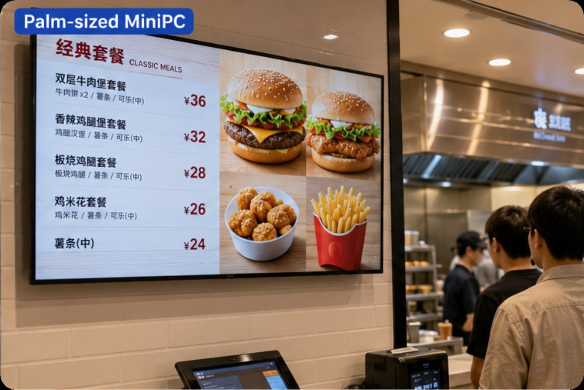 Why Digital Signage & Self-Service Kiosks Demand a New Breed of Mini PC(图3) Why Digital Signage & Self-Service Kiosks Demand a New Breed of Mini PC(图3)