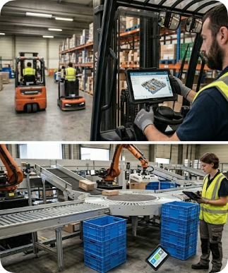 ST9-M 8" Windows Rugged Tablet: A Logistics Hub’s Answer to Sorting Bottlenecks(图1)