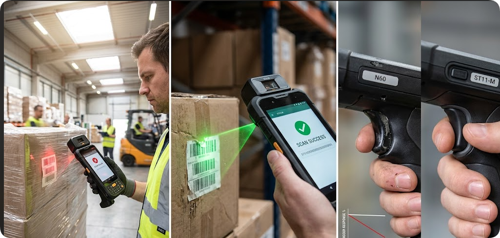 N60 vs. ST11-M: A Comparative Analysis of Barcode Scanning Reliability in High-Volume Warehouse Environments(图3) N60 vs. ST11-M: A Comparative Analysis of Barcode Scanning Reliability in High-Volume Warehouse Environments(图3)