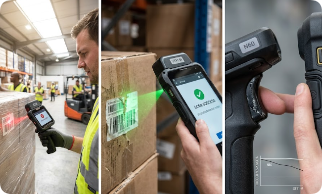 From Glare to Gains: How the Handheld PDA F505 Redefines Warehouse Inbound Scanning Efficiency(图2)