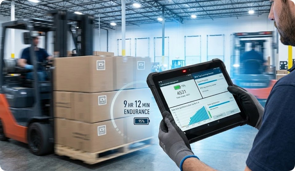 warehouse manager HTNJ10C Rugged Tablet Multi-Device Workflow Test: Battery, Drop, Signal & Throughput Benchmarks(图3)