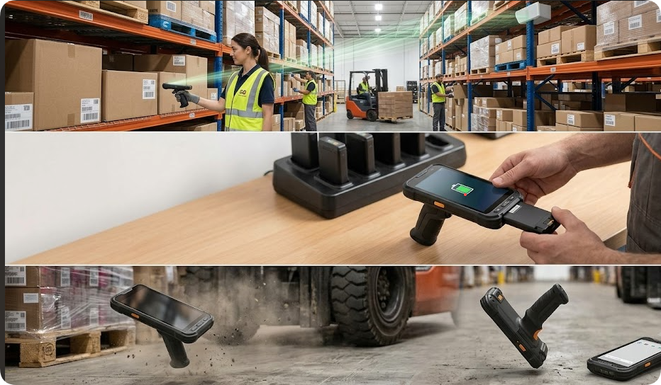 K401 Handheld PDA: A Buyer’s Guide to Warehouse Picking Efficiency – RFID, Barco