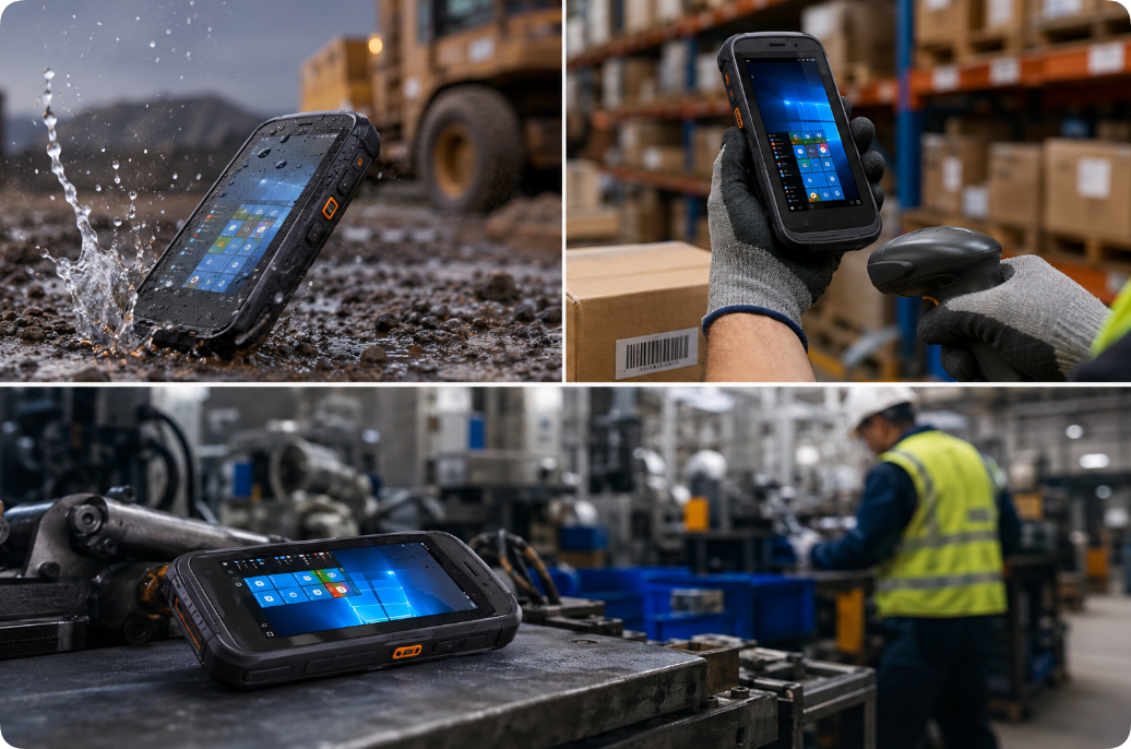 manufacturing deployment case studies SH6 6.5-Inch Windows Rugged Handheld Tablet: A 3-Year TCO & ROI Analysis for Enterprise Deployment(图3)