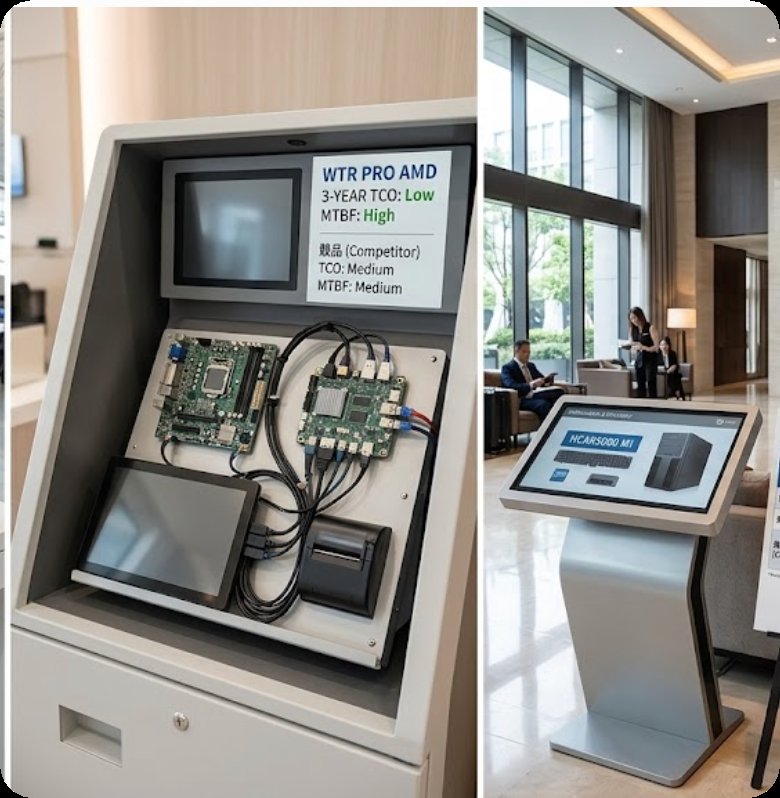 Digital Signage and Self-Service Kiosk Mini PC: Cross-Brand Comparison of Palm-Sized MiniPC, WTR PRO AMD and HCAR5000 MI(图3)