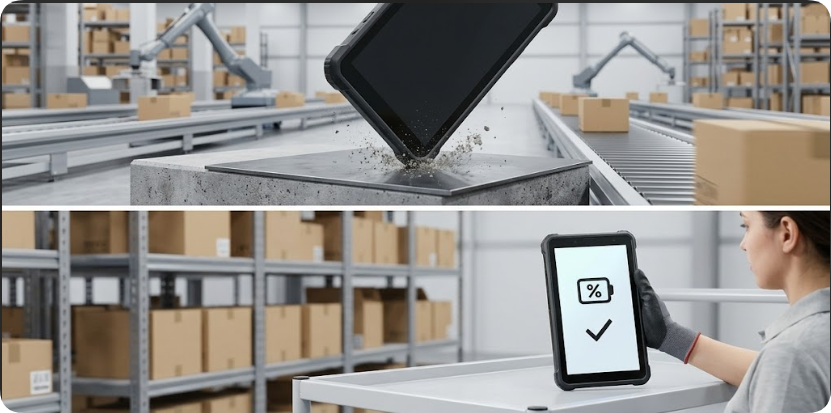 HTNJ08A Rugged Tablet: Real-World Stress Testing for Industrial Field Operations(图3)