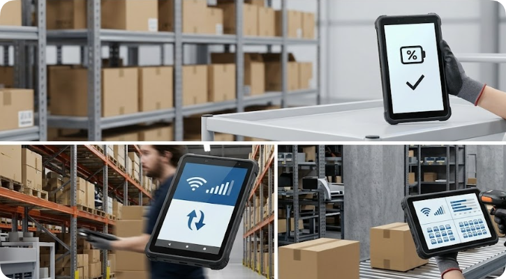HTNJ08A Rugged Tablet: Real-World Stress Testing for Industrial Field Operations(图2)