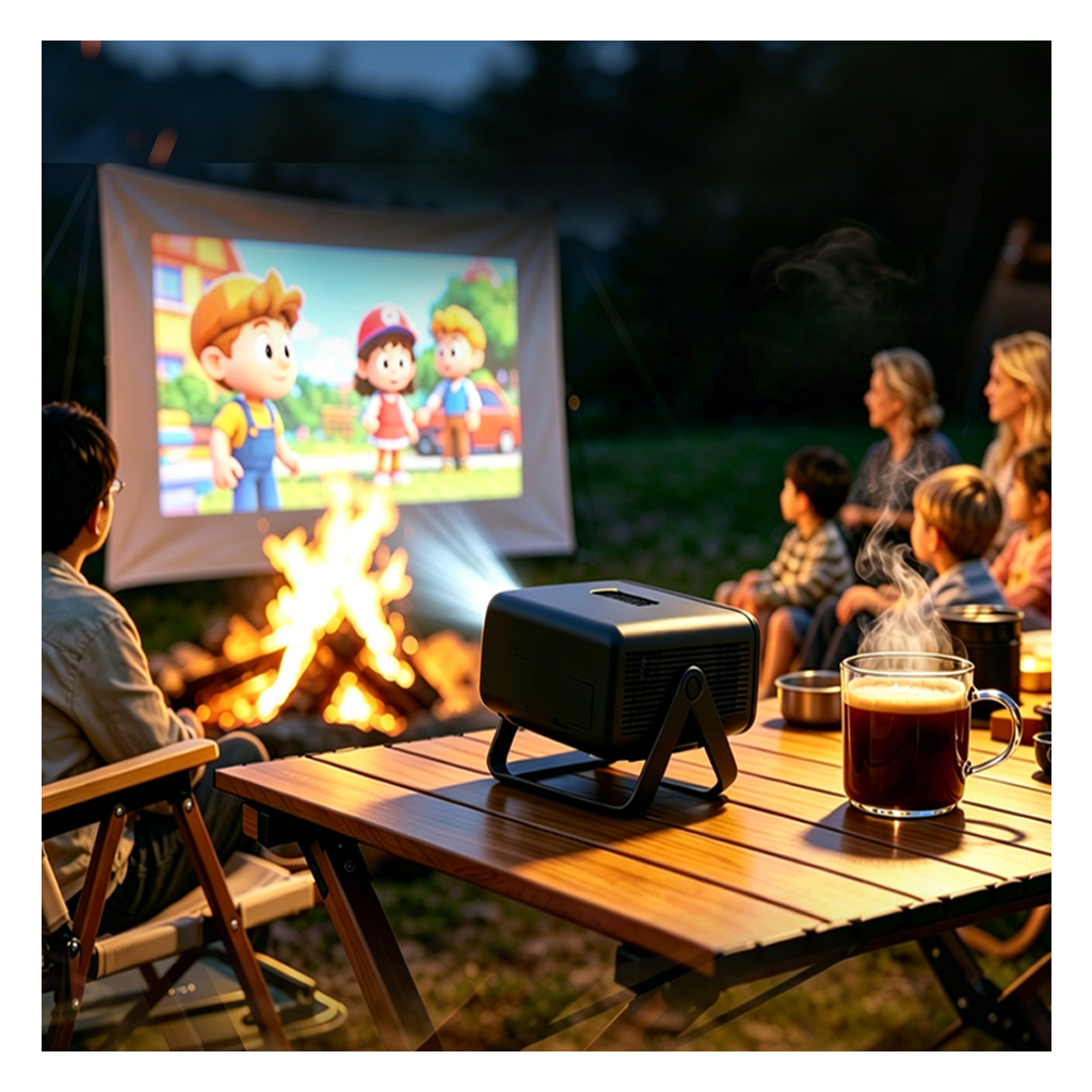 Beyond the Campfire: Why the Hotus HT500 Wireless Mini Projector is Redefining Outdoor Cinema(图2)
