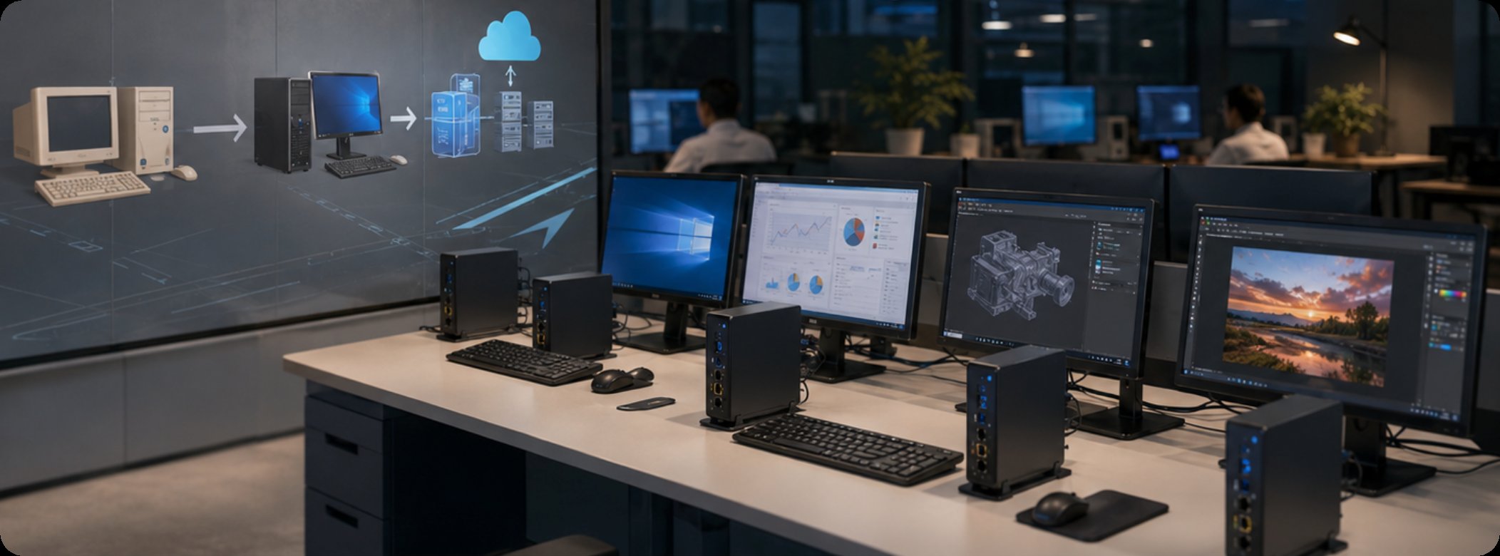 From Desktop to Data Center: How the Palm-sized miniPC is Redefining Virtual Desktop Cloud Terminals(图1)