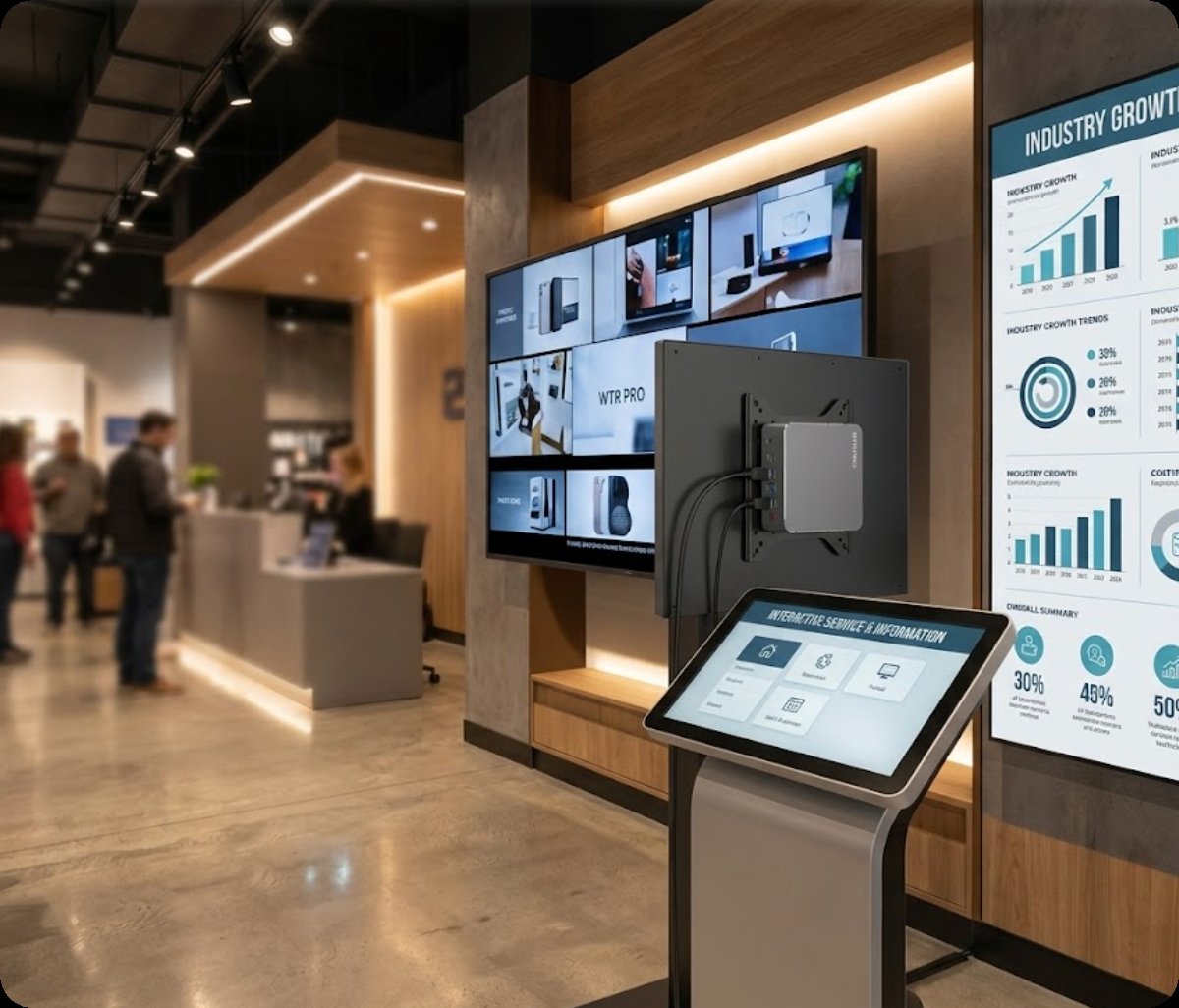 Compact Powerhouses: Why Mini PCs Are the New Standard for Digital Signage and Kiosks(图3)