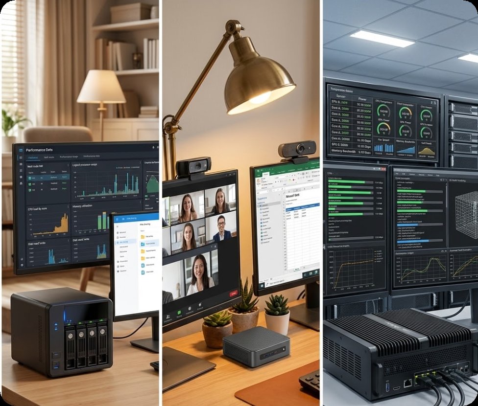 🚀 Remote Work Performance Tested: WTR PRO AMD, Palm-sized miniPC, and HCAR5000 M