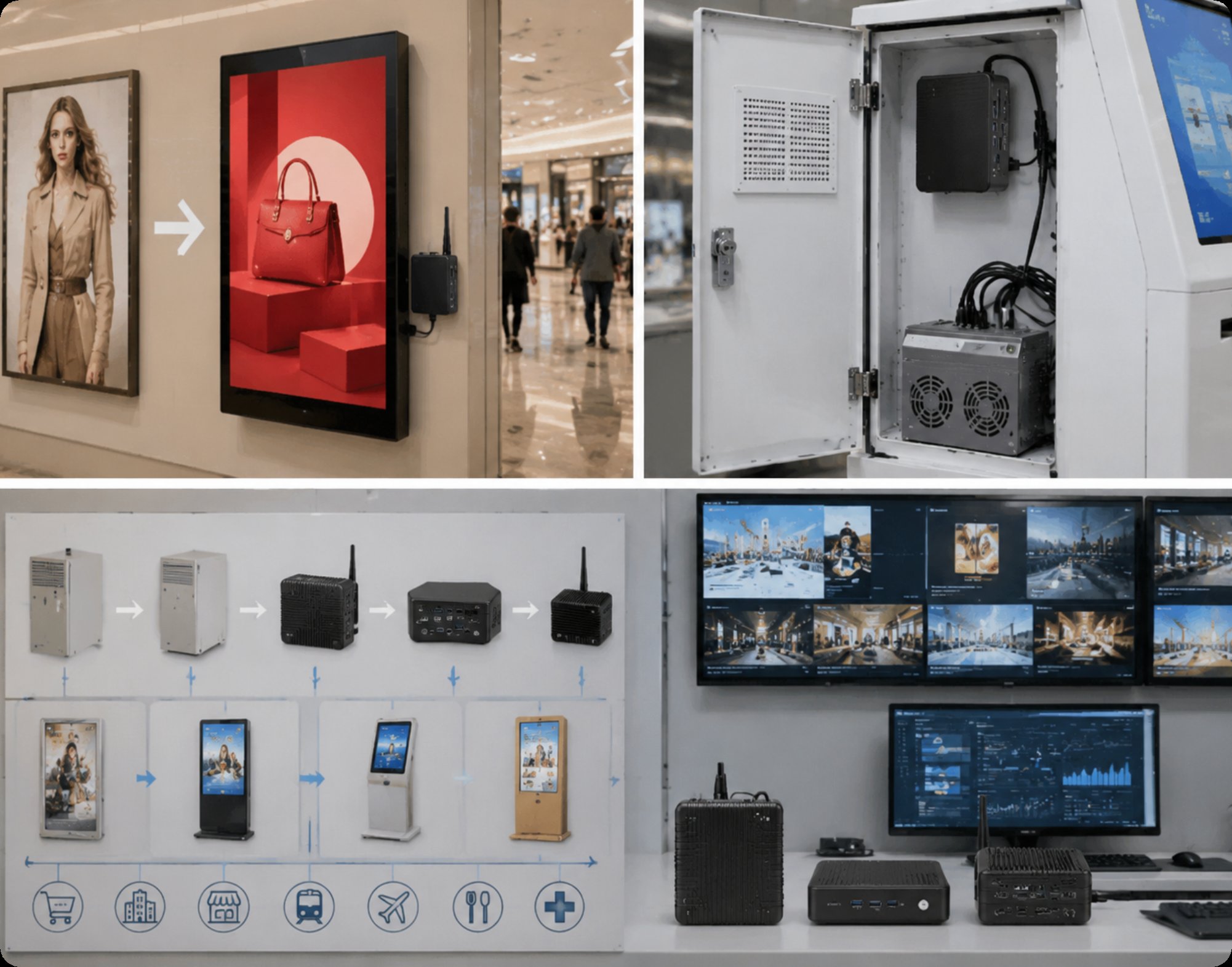 🔮 From Static Billboards to Smart Kiosks: How Mini PCs Are Powering the Next Gen