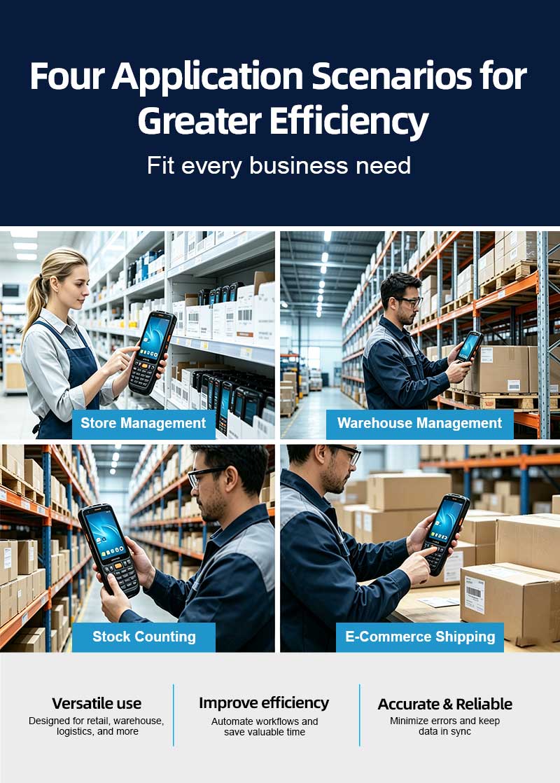 R350C 4-inch Industrial PDA | Qualcomm QCM2290 Quad-core | Android 13 | Barcode Scanning & NFC(图6) R350C 4-inch Industrial PDA | Qualcomm QCM2290 Quad-core | Android 13 | Barcode Scanning & NFC(图6)