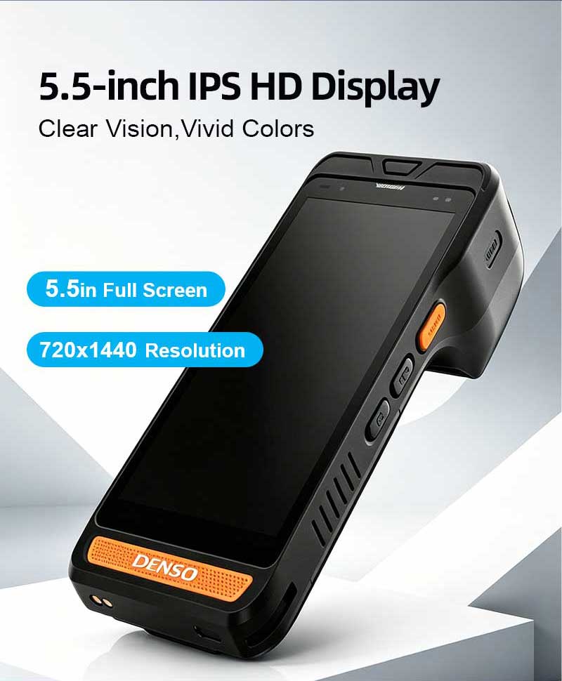 R860-S 5.5-inch Industrial PDA with Thermal Printer | Qualcomm Octa-core, 70mm/s Printing(图4)