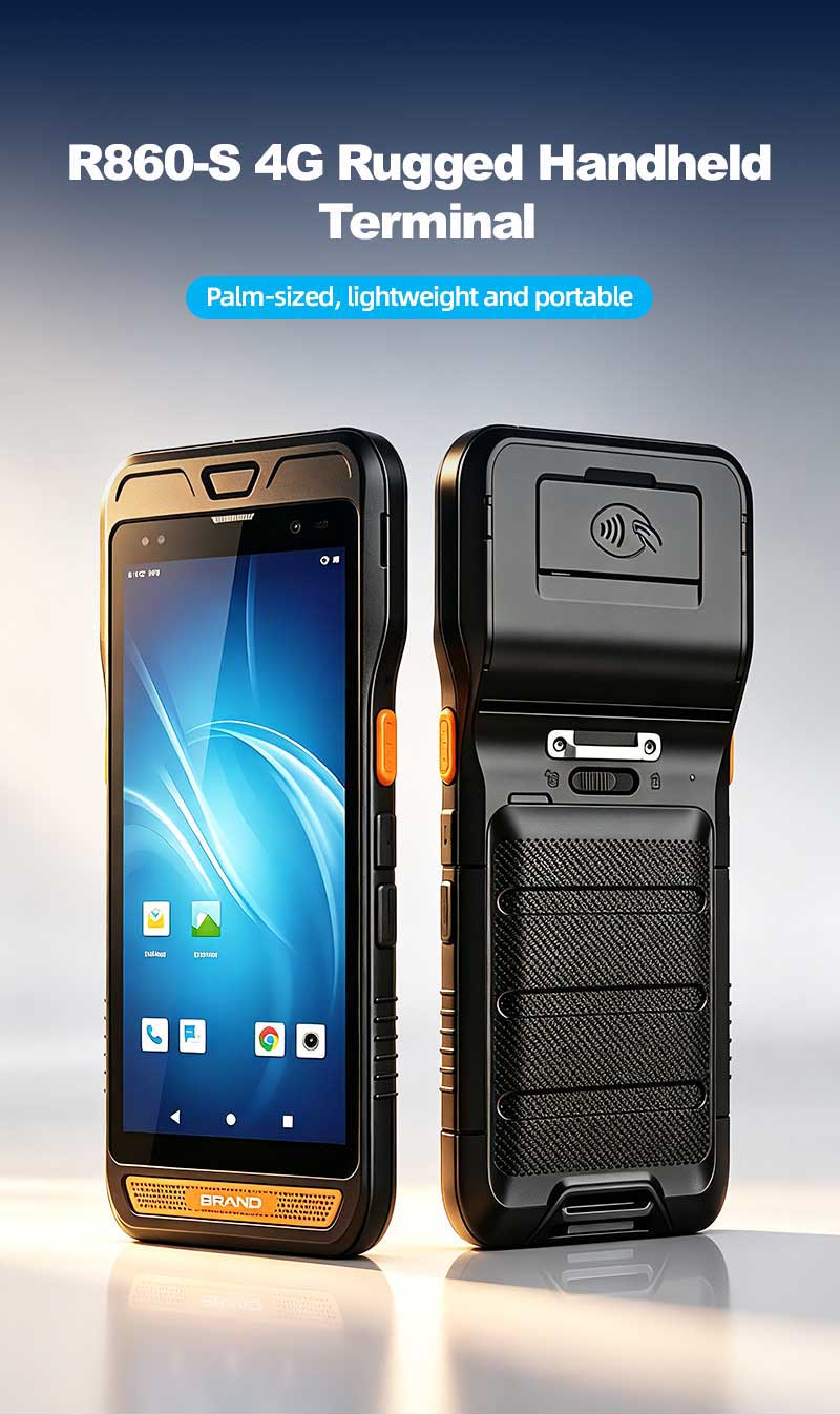 R860-S 5.5-inch Industrial PDA with Thermal Printer | Qualcomm Octa-core, 70mm/s Printing(图1)