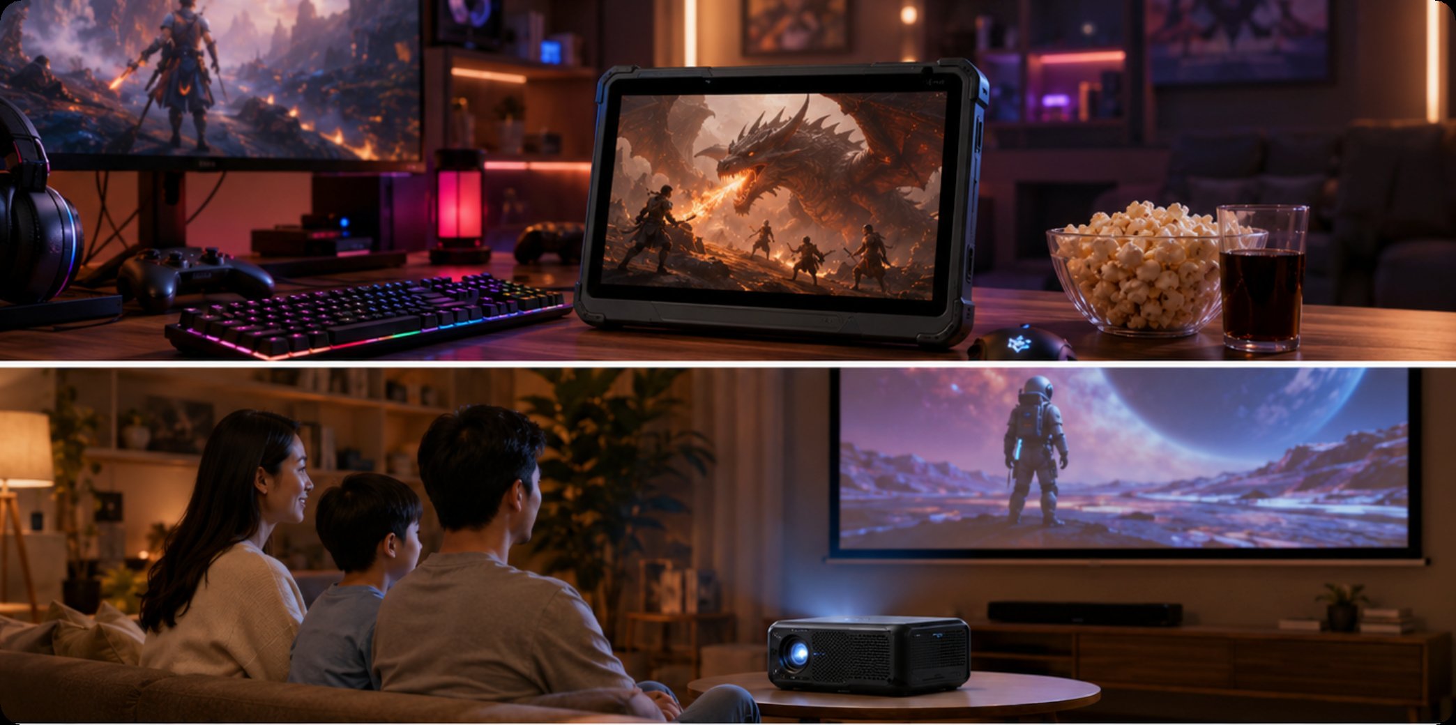 🔮 The Future of Immersive Play: How Mini PCs and Portable Projectors Are Reshaping Gaming and Home Entertainment(图3) 🔮 The Future of Immersive Play: How Mini PCs and Portable Projectors Are Reshaping Gaming and Home Entertainment(图3)