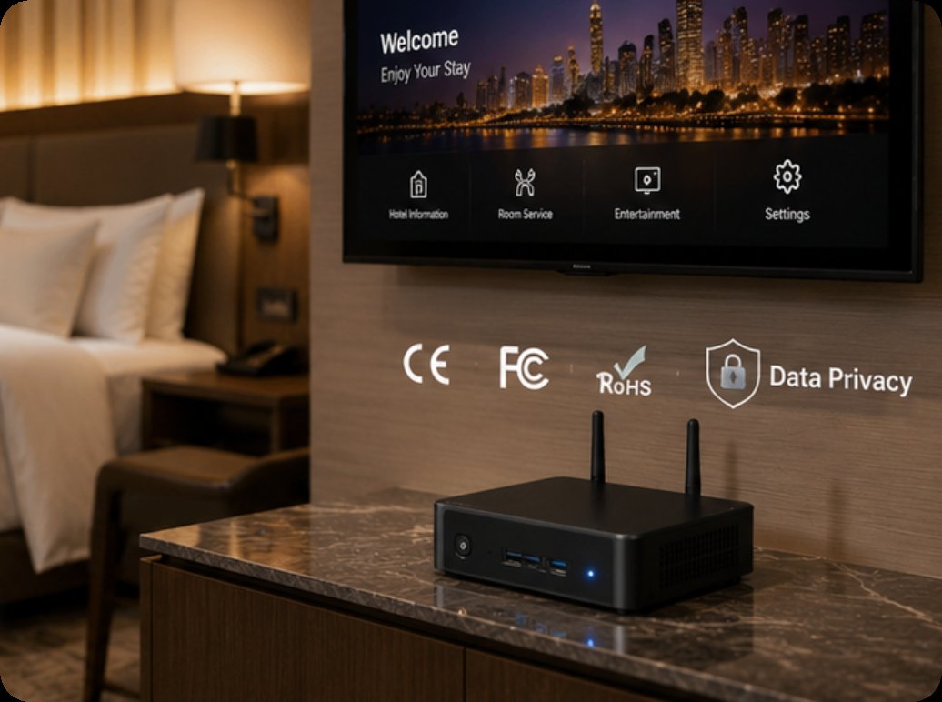 🛡️ HTNJ10B Rugged Tablet and SH5-W Hospitality Hotel Compliance and Standards Guide(图3)