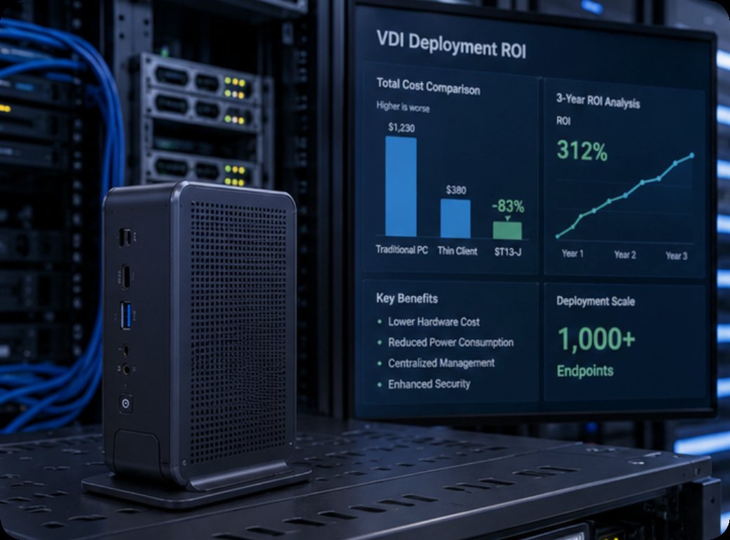 💰 SH5-W / ST11-U / ST13-J Thin Client VDI Deployment ROI Analysis(图2)
