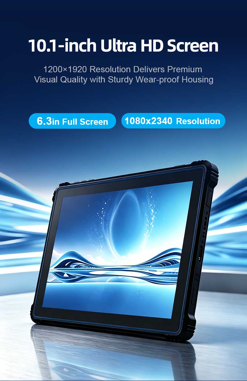 RT80 5G Rugged Tablet | 10.1" FHD 400nit | Unisoc Octa-core 2.7GHz | Harmony OS / Android 13(图3)