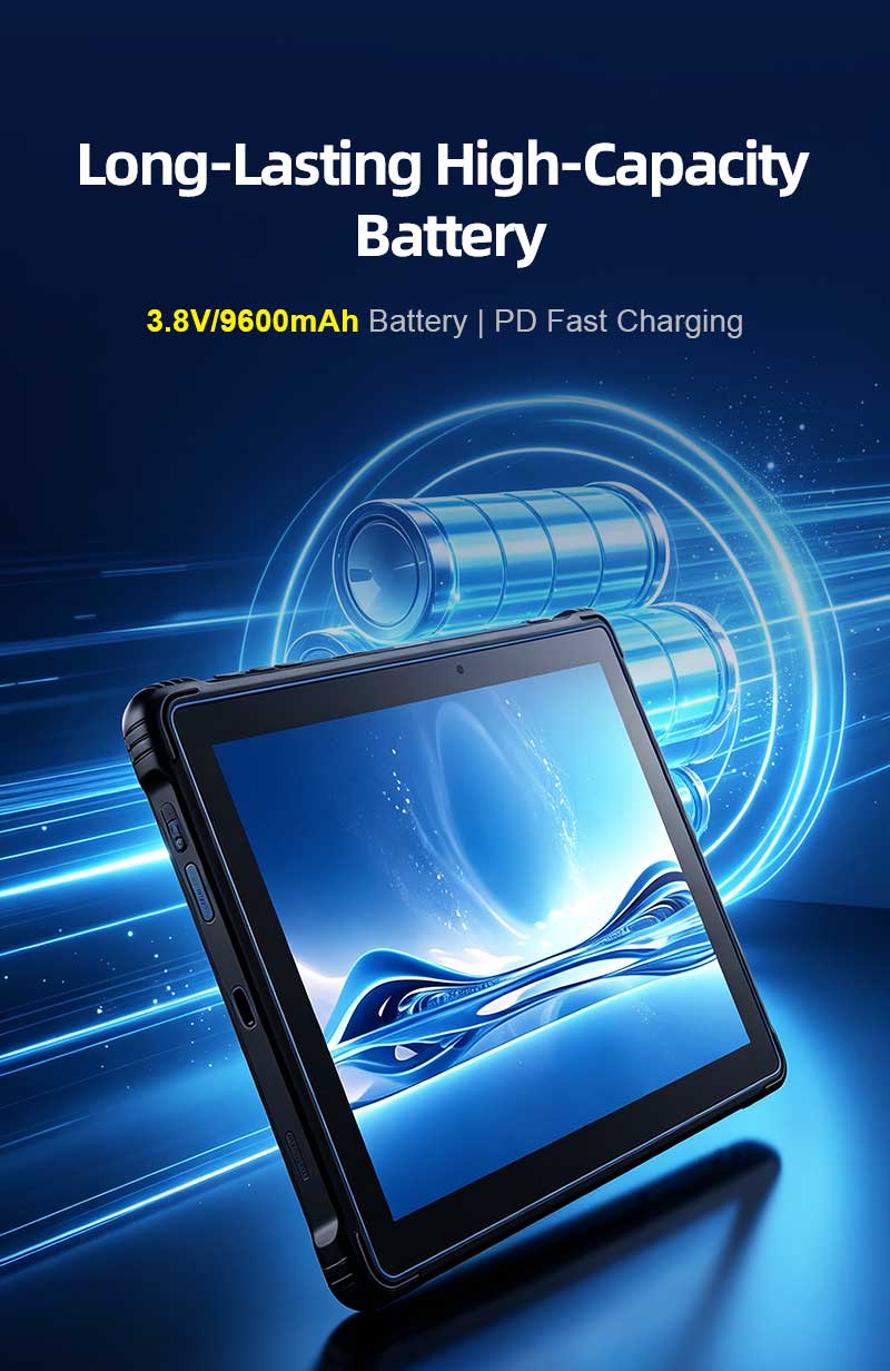 RT80 5G Rugged Tablet | 10.1" FHD 400nit | Unisoc Octa-core 2.7GHz | Harmony OS / Android 13(图7)