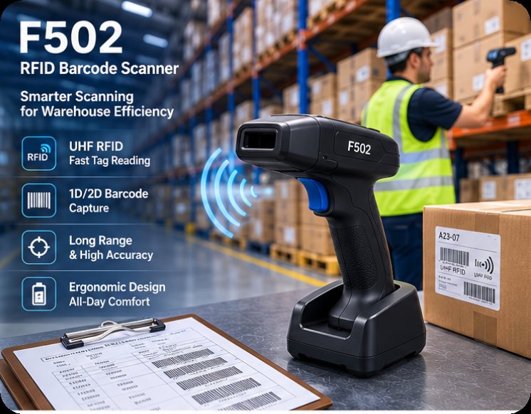 📈 Warehouse Logistics Technology Evolution: RFID Barcode Scanner F502, RFID Industrial PDA D802, and RT80 Rugged Tablet(图2)
