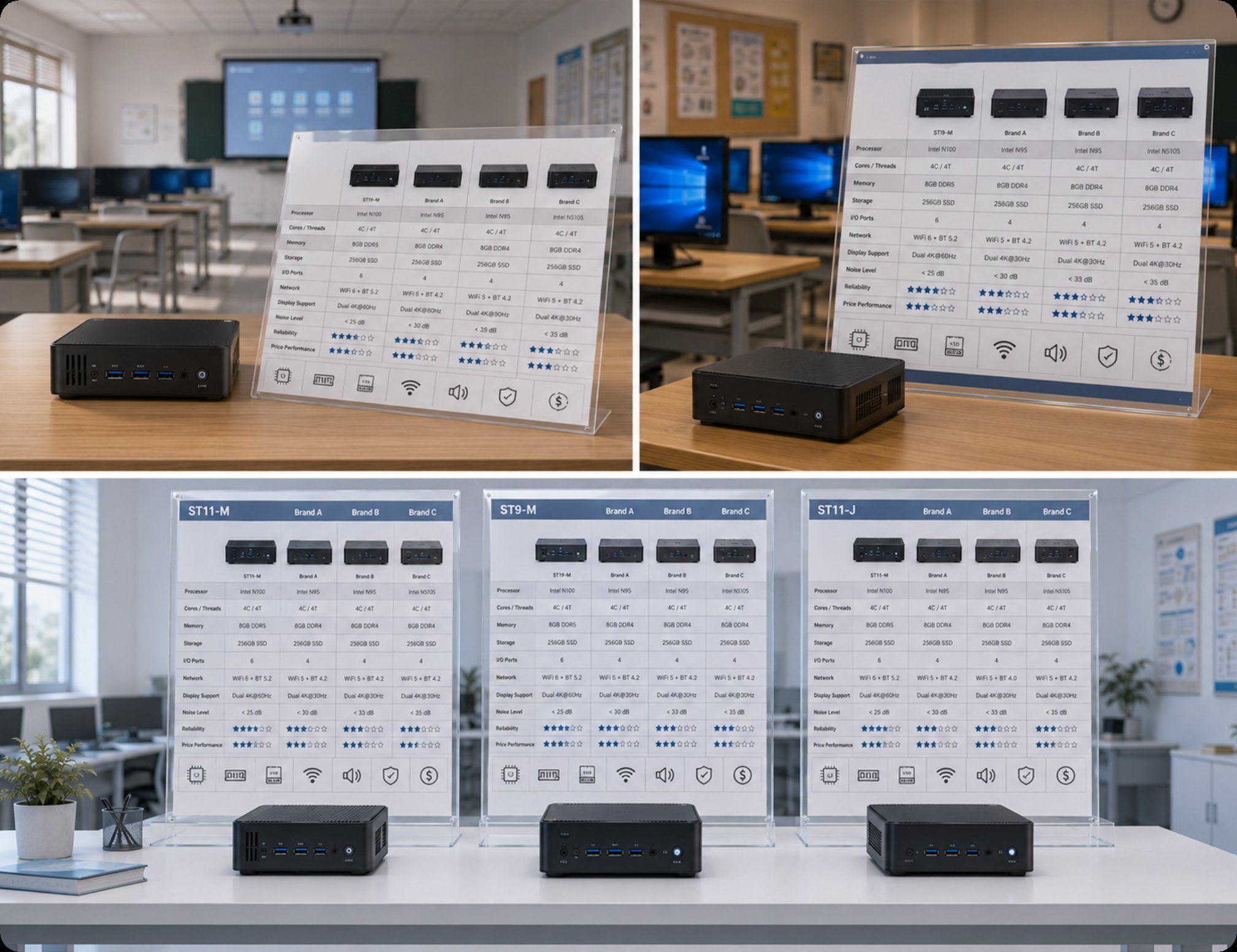 🎓 ST9-M / ST11-M Education Computer Lab Technology Comparison(图1) 🎓 ST9-M / ST11-M Education Computer Lab Technology Comparison(图1)