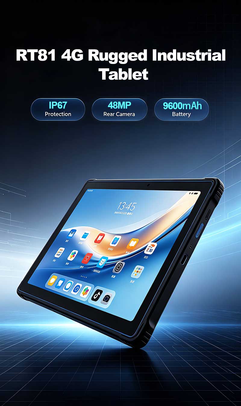RT81 4G Rugged Tablet | 10.1" FHD 400nit | Qualcomm SM6225 Octa-core | Android 13(图1) RT81 4G Rugged Tablet | 10.1" FHD 400nit | Qualcomm SM6225 Octa-core | Android 13(图1)