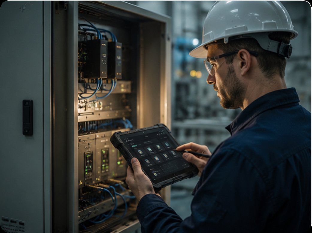 🔧 RT81 Rugged Tablet and HTQ10A Android Rugged Tablet in Industrial Edge Computing Maintenance Walkthrough(图3) 🔧 RT81 Rugged Tablet and HTQ10A Android Rugged Tablet in Industrial Edge Computing Maintenance Walkthrough(图3)