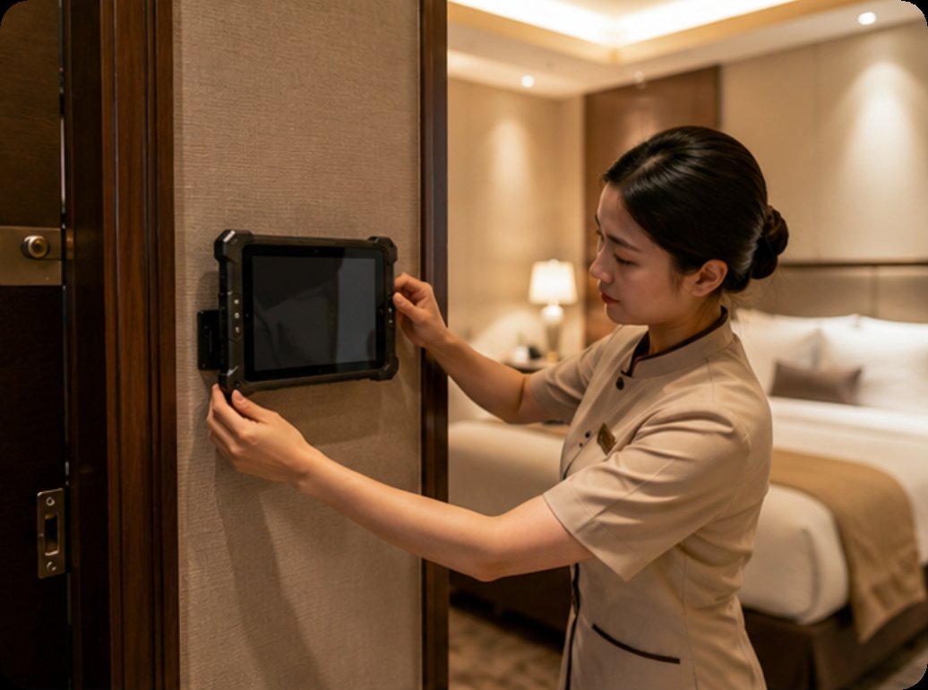 📱 HTNJ08A Rugged Tablet and Palm-sized miniPC in Hospitality Hotel Implementation Walkthrough(图3) 📱 HTNJ08A Rugged Tablet and Palm-sized miniPC in Hospitality Hotel Implementation Walkthrough(图3)