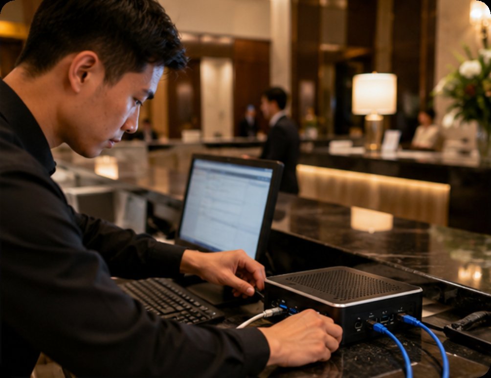 📱 HTNJ08A Rugged Tablet and Palm-sized miniPC in Hospitality Hotel Implementation Walkthrough(图2) 📱 HTNJ08A Rugged Tablet and Palm-sized miniPC in Hospitality Hotel Implementation Walkthrough(图2)
