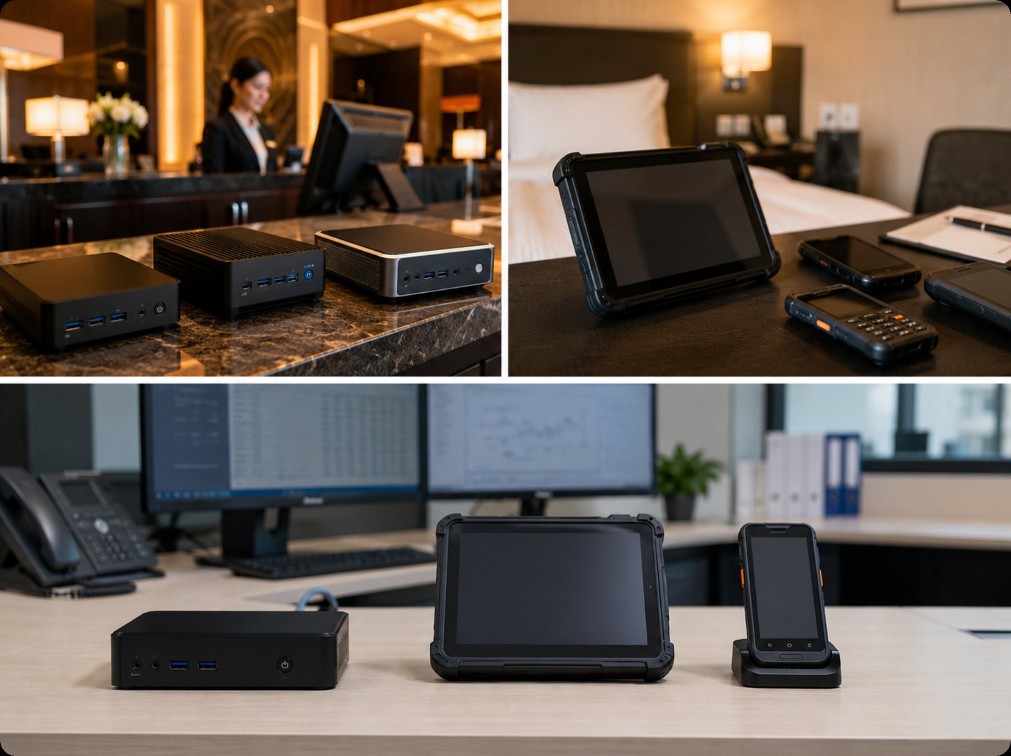 🛡️ SH5-W and HTNJ10C Rugged Tablet Reshaping Hospitality Hotel Technology(图1)