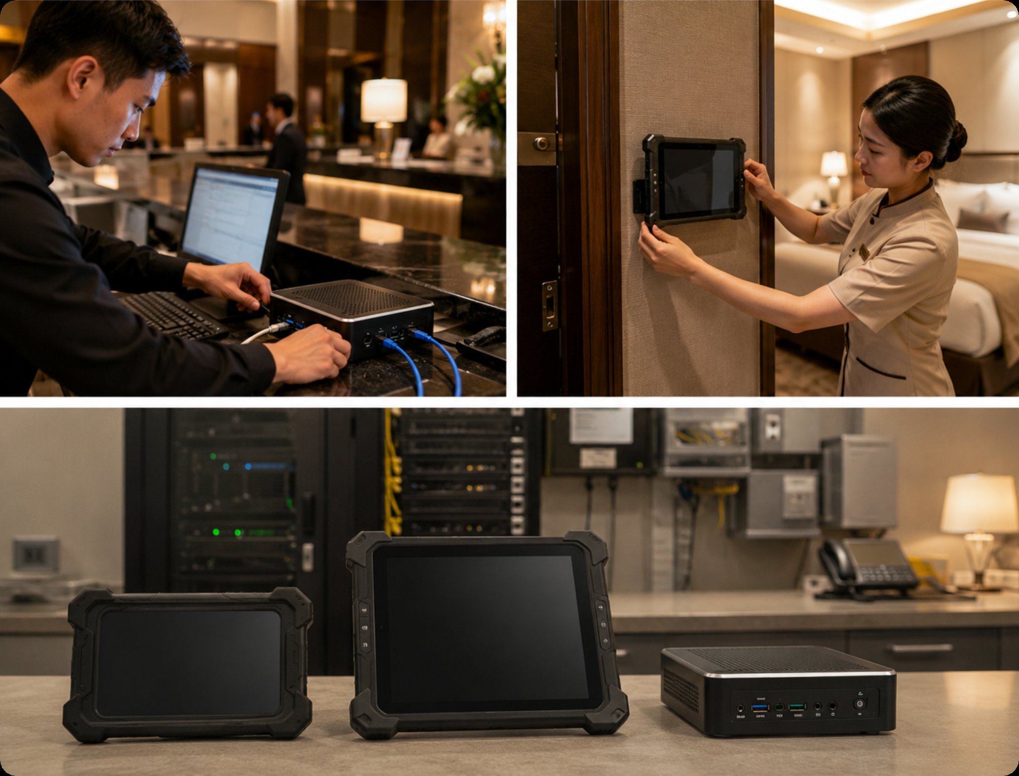 📱 HTNJ08A Rugged Tablet and Palm-sized miniPC in Hospitality Hotel Implementation Walkthrough(图1) 📱 HTNJ08A Rugged Tablet and Palm-sized miniPC in Hospitality Hotel Implementation Walkthrough(图1)