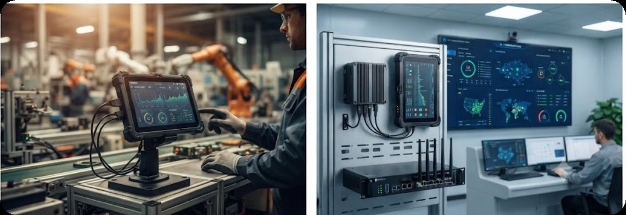 📱 RT80 Rugged Tablet, HTYJ10A Rugged Tablet and Palm-sized miniPC Transform Industrial Edge Computing(图1)
