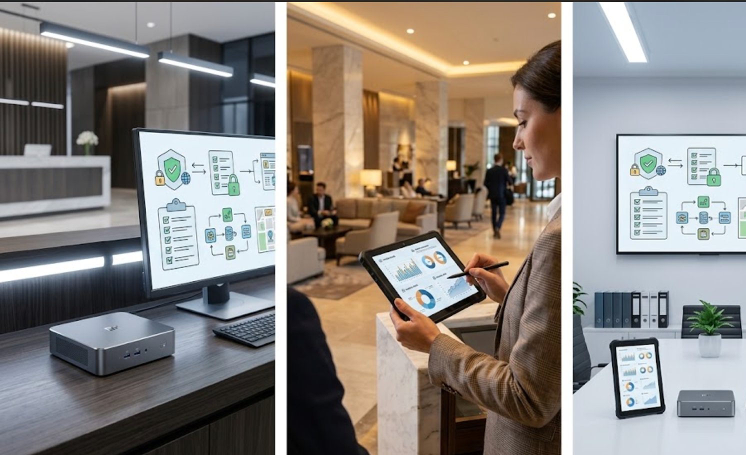 HCAR5000 MI and HTNJ10C Rugged Tablet in Hospitality Hotel Compliance Standards Guide(图1) HCAR5000 MI and HTNJ10C Rugged Tablet in Hospitality Hotel Compliance Standards Guide(图1)