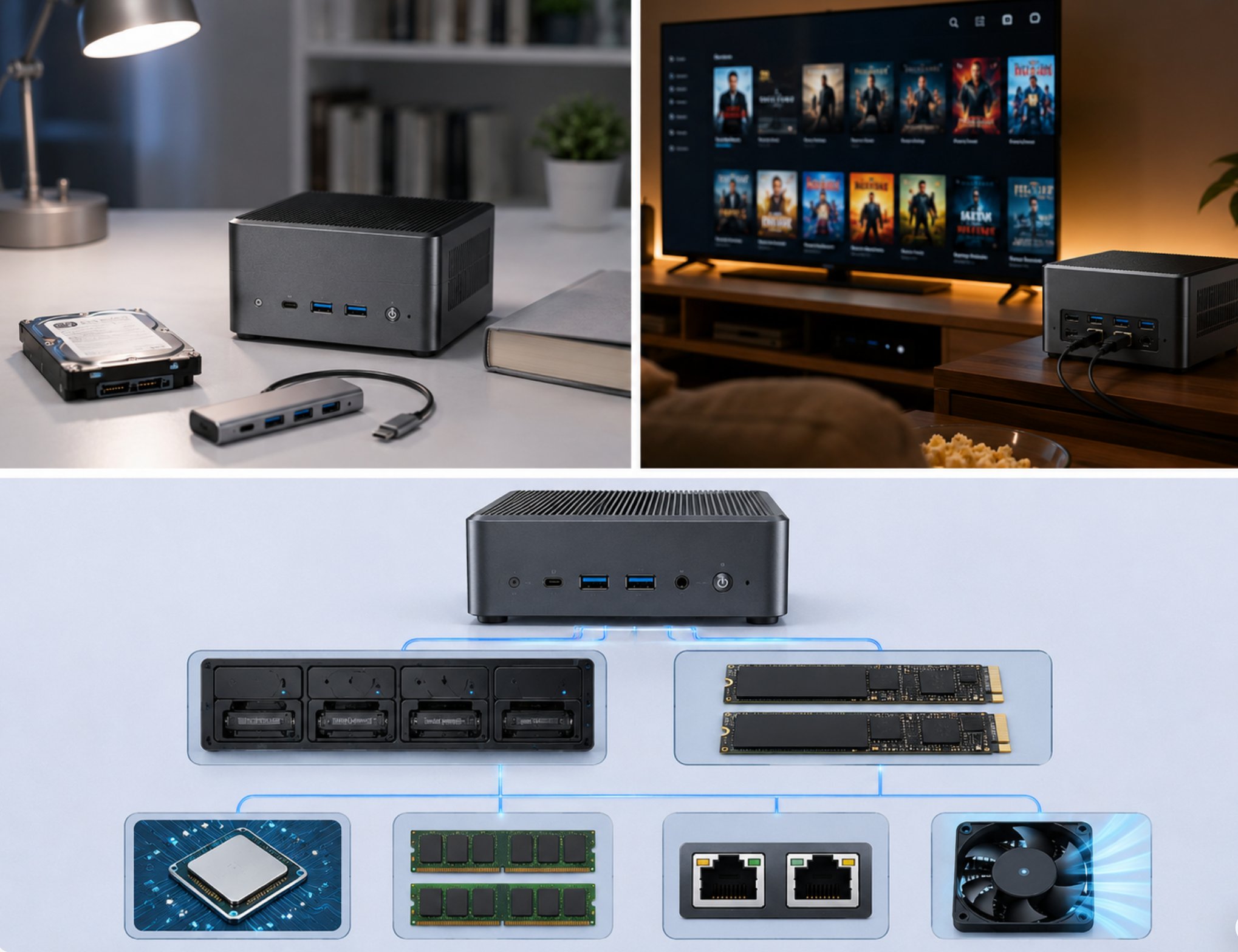 WTR PRO AMD Home Server Mini PC WTR PRO AMD Review: Desktop Digital Fortress, Home Server, NAS & Private Cloud(图1)