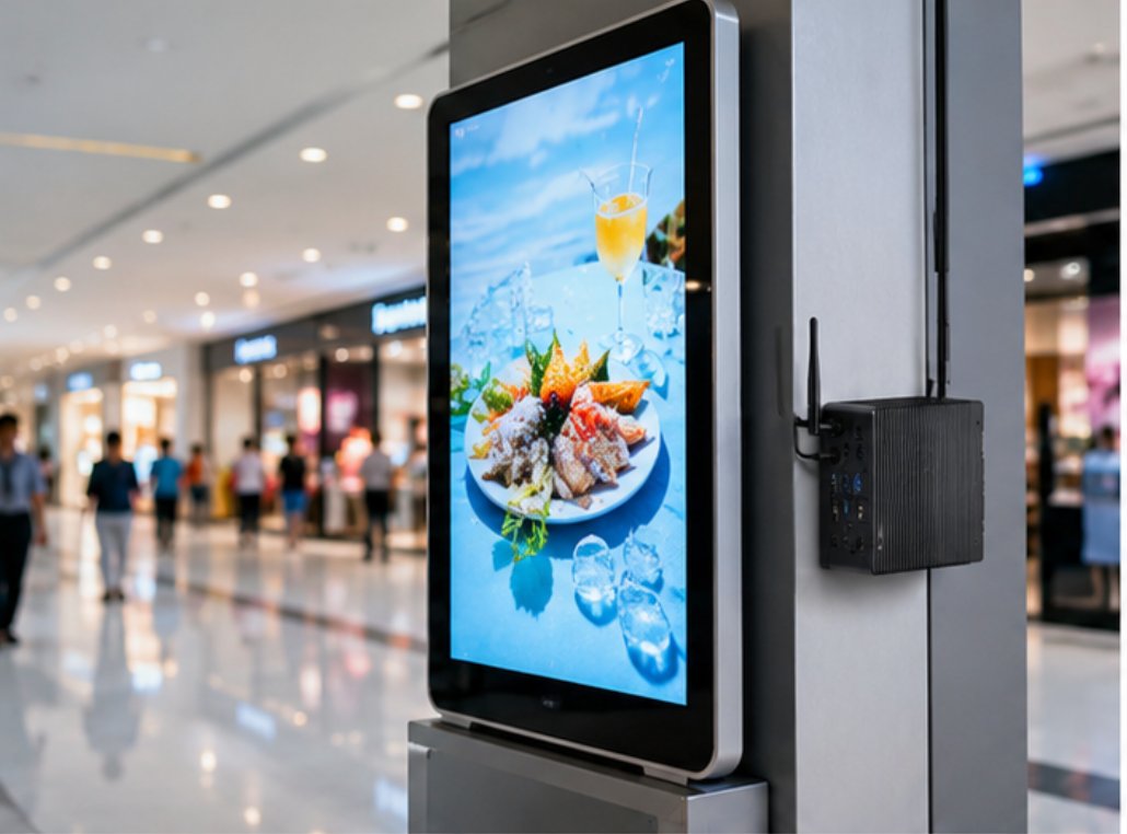 Digital Signage Kiosk Trends: Palm-sized Mini PC and Rugged Tablets for 2026(图2) Digital Signage Kiosk Trends: Palm-sized Mini PC and Rugged Tablets for 2026(图2)
