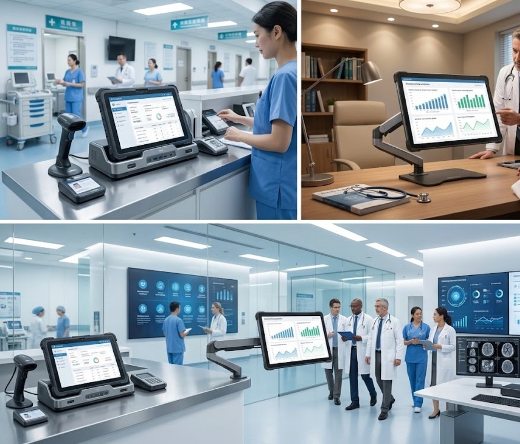 Medical Workstation Trends: HTYJ10A ST13-U WTR PRO AMD Rugged Devices for Healthcare(图1) Medical Workstation Trends: HTYJ10A ST13-U WTR PRO AMD Rugged Devices for Healthcare(图1)