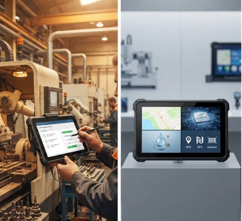 HTXYJ10A 10-Inch Rugged Tablet: Field Operations and Industrial Inspection Solution(图2)
