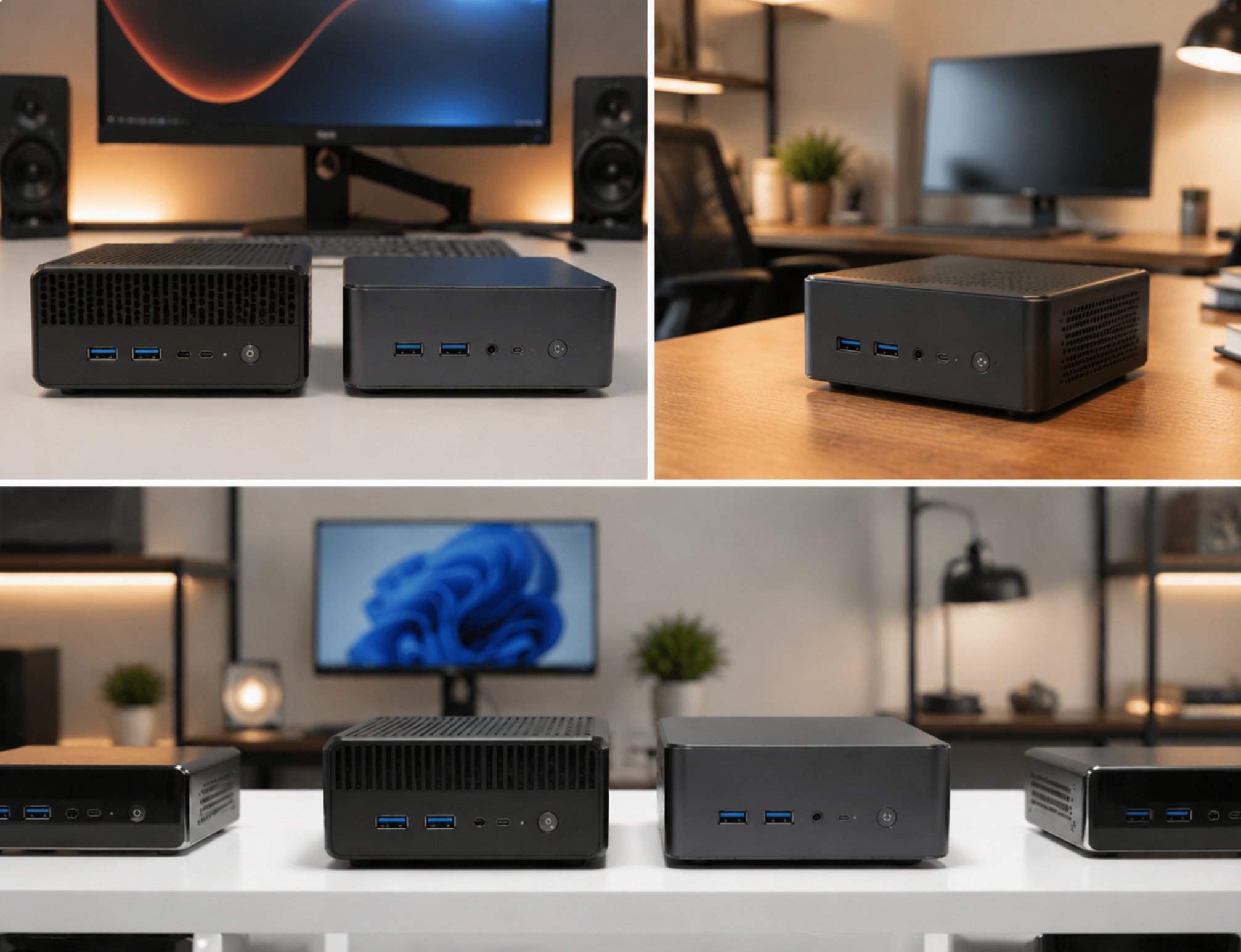 Hotus industrial mini PC solutions HCAR5000 MI vs GEM 12 MAX: AMD Mini PC Comparison for Remote Work(图2)
