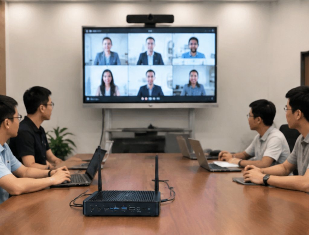 Palm-sized Mini PC HCAR5000 Video Conferencing: Customer Case Study(图2)