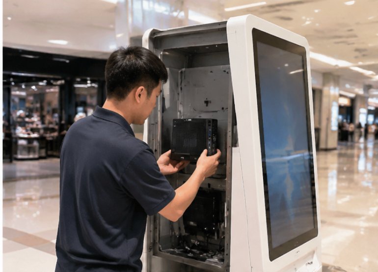 SH5-W HTXUK10A-55 WTR PRO AMD Digital Signage Kiosk: Installation Guide(图2)