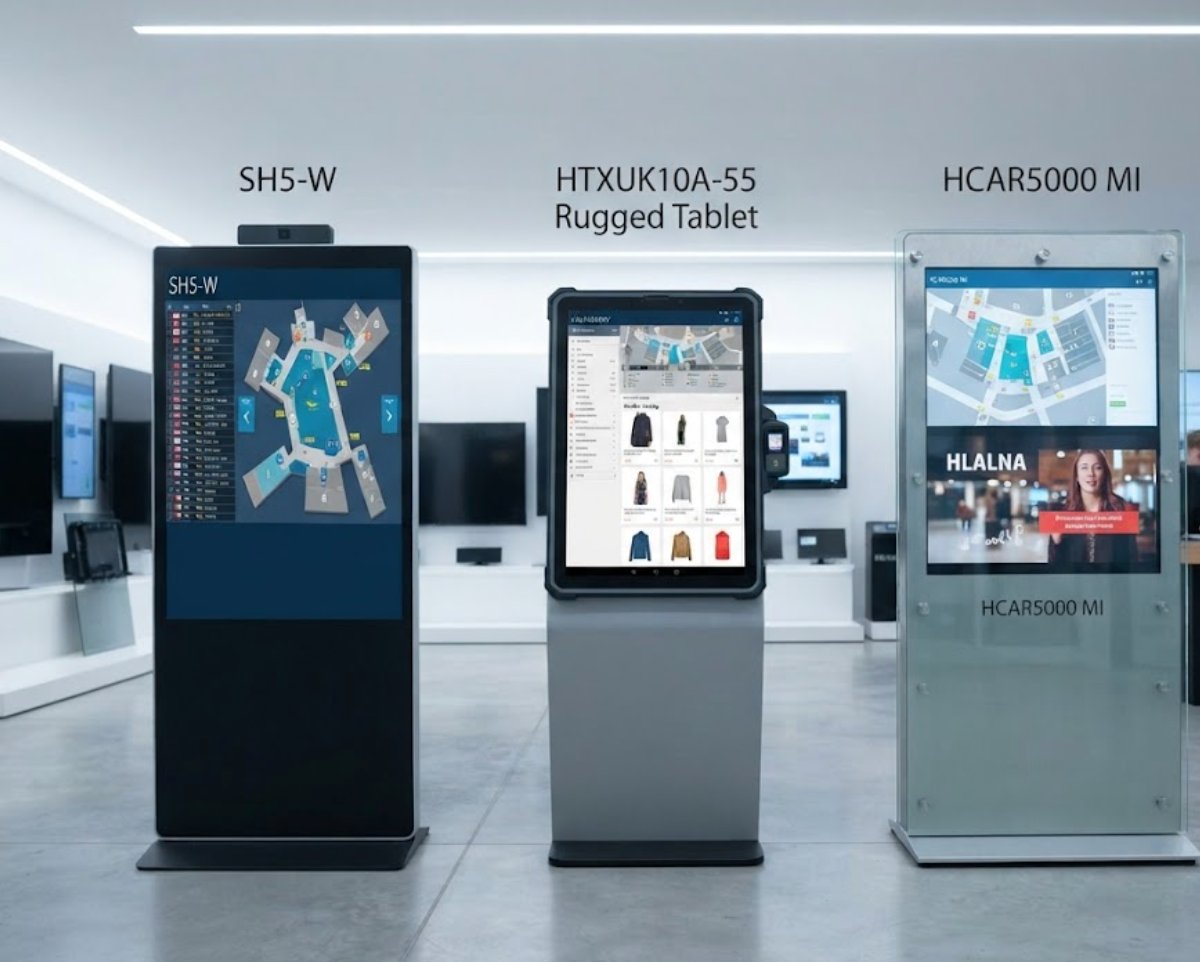 SH5-W HTXUK10A-55 HCAR5000 MI Digital Signage Kiosk: Cross-Brand Comparison(图2) SH5-W HTXUK10A-55 HCAR5000 MI Digital Signage Kiosk: Cross-Brand Comparison(图2)